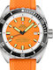 Swiss Military by Chrono Diver Men's Watch 42mm Automatic with Silver Rubber Strap