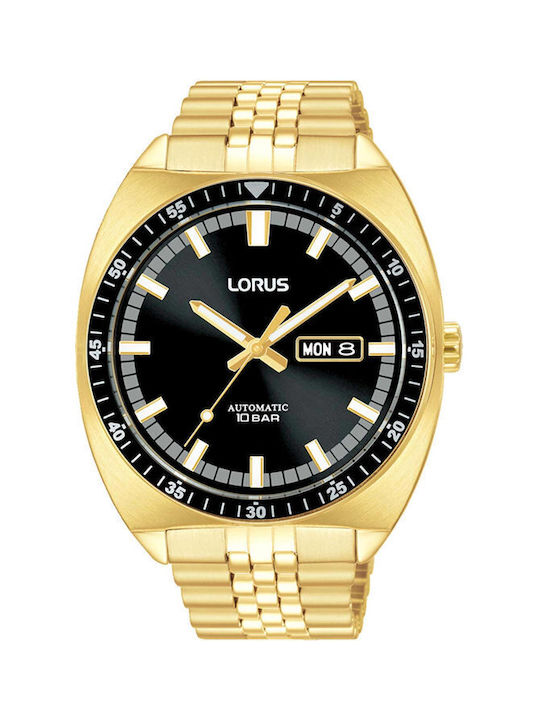 Lorus Watch Automatic with Gold Metal Bracelet