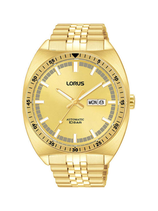 Lorus Watch Automatic with Gold Metal Bracelet