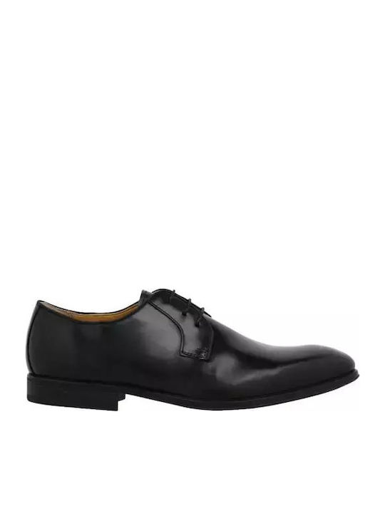 Steptronic Leder Herrenschuhe Schwarz