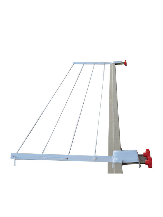 Aplostrak Hera Aluminum Folding Wall Mounted Balcony Railings with Hanging Length 11m
