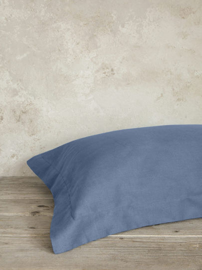 Nima Superior Kissenbezug-Set Oxford Shadow Blue 52x72cm.