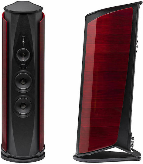 Sonus Faber Reference Aida Ii Ζεύγος Ηχείων Hi-Fi Δαπέδου 100W Π48.2xΒ78xΥ172.5εκ. Κόκκινο