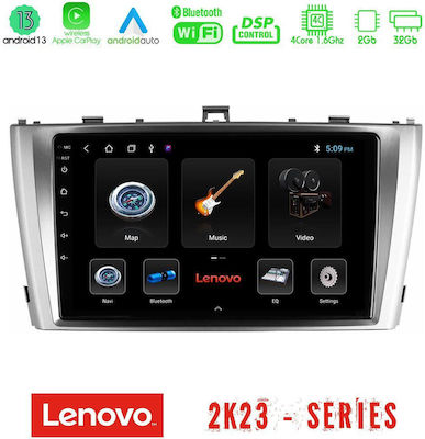Lenovo Car-Audiosystem für Toyota Avensis 2009-2016 (Bluetooth/USB/WiFi/GPS) mit Touchscreen 9"