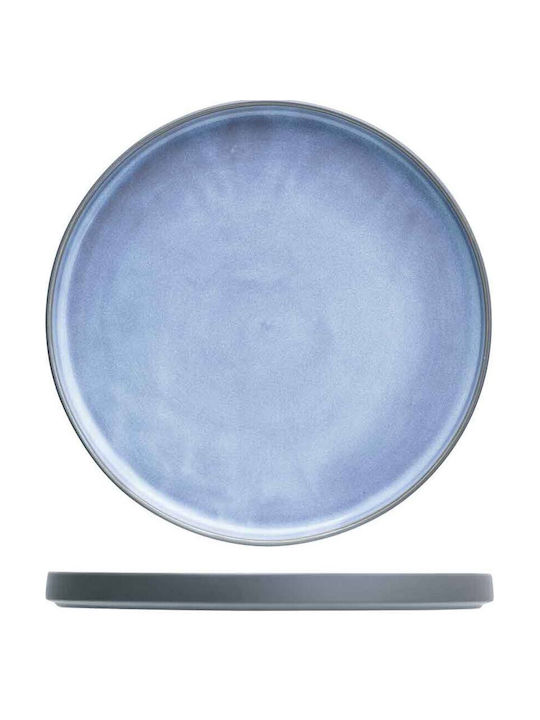 Cosy & Trendy Teller Untiefe aus Porzellan Blau mit Durchmesser 22cm