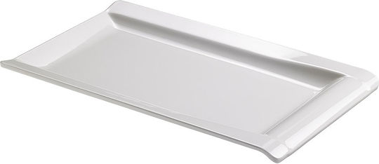 Leone Plate Shallow made of Melamine White