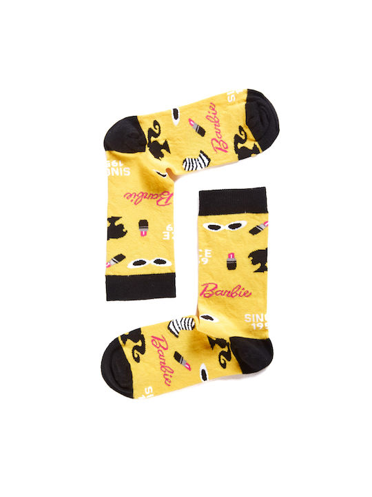 Comfort Γυναικείες Κάλτσες Κίτρινες
