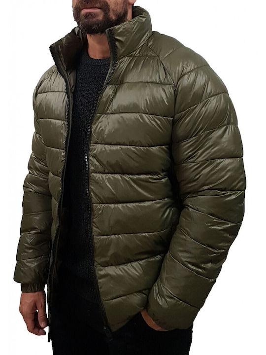 Jack & Jones Winter Jacket Puffer Khaki