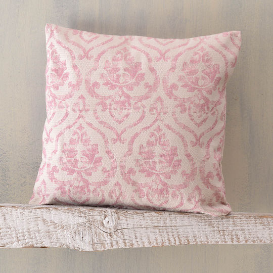 Rythmos Decorative Pillow Case Medallion Pink 40x40cm