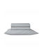 Kentia Sheet King Size 270x270cm. Essential Light Grey (#D3D3D3)