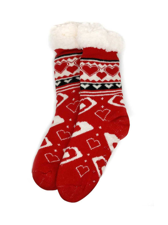 VI-MAS Women's Socks Red