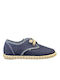 Childrenland Παιδικές Espadrilles mit Schnürsenkeln Blau Kanvat