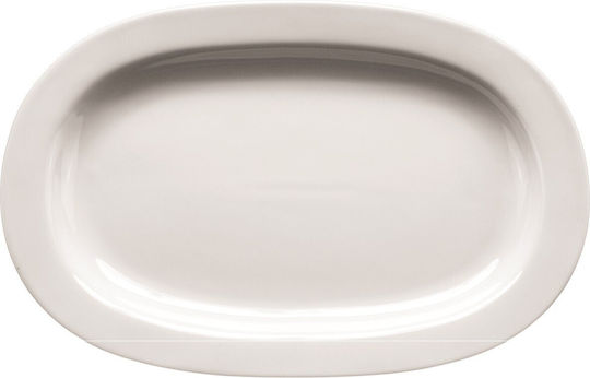 GTSA Platou de Servire Oval din Porțelan Albă 17x17buc 1buc GTSA Platou de Servire Oval din Porțelan Albă 17x17buc 1buc