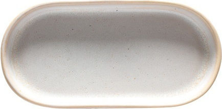 Costa Nova Servierplatte Oval aus Porzellan Weiß 18.1x18.1cm 1Stück