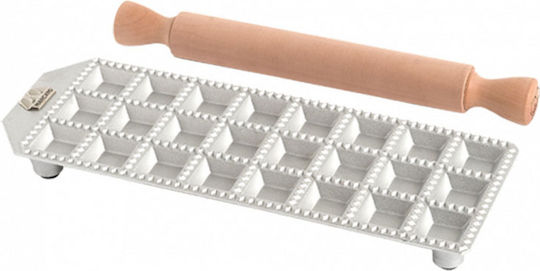 Marcato Ξύλινος Πλάστης Κουζίνας Σετ με Φόρμα 28cm Φ10cm 2τμχ