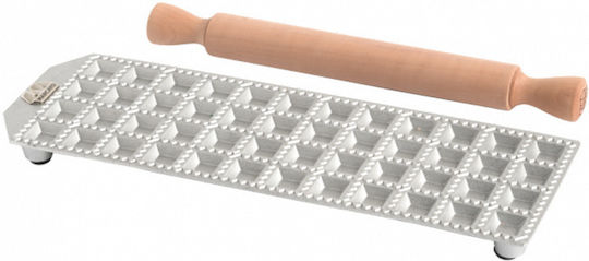 Marcato Ξύλινος Πλάστης Κουζίνας Σετ με Φόρμα 30cm Φ10cm 2τμχ