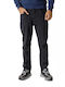 Trousers Elastic Dark Navy Blue