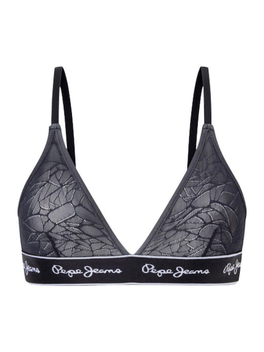 Pepe Jeans Bralette Σουτιέν Μαύρο