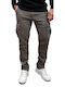 Rebase Herrenhose Cargo Elastisch Gray