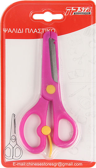 Tpster Schere 13cm mit Kunststoff Klinge Rosa 1Stück