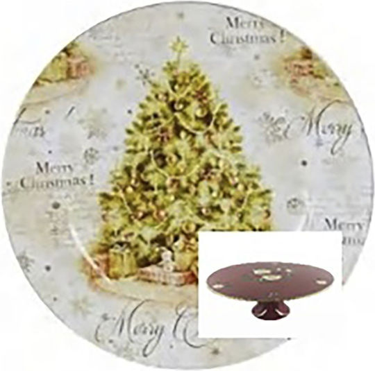 Iliadis Weihnachtliche Tortenständer Kunststoff Mehrfarbig L29xB12xD29cm.