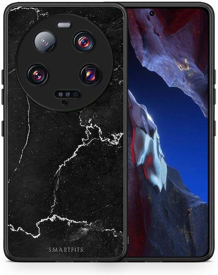 Smartfits Marble Umschlag Rückseite Schwarz (Xiaomi 13 Ultra)