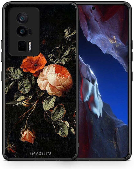 Smartfits Vintage Roses Back Cover Black (Poco F5 Pro) 8463119515987_46807972249939