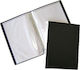 Forpus Clipboard Flexible with 60 plastic sleeves Slides for Paper A4 Black 1pcs