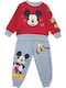 Παιδικό Σετ Φόρμας Κόκκινο 2τμχ Mickey Mouse
