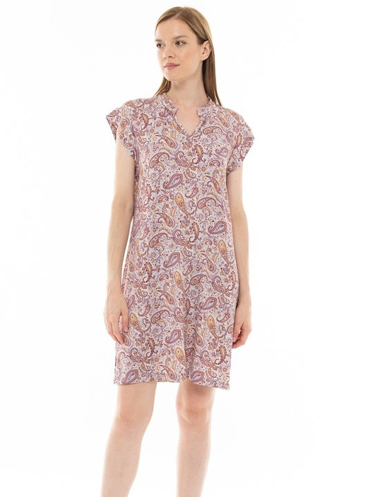 Pink Label Summer Women's Nightdress Purple