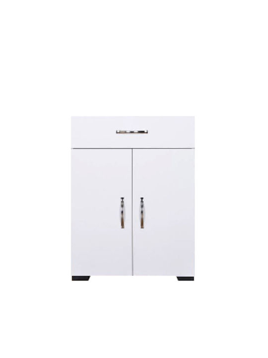 Fabienne Floor Cabinet White L59xW35xH90cm