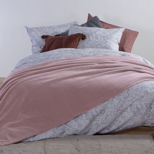 Nef-Nef Homeware Cosy Μονή 160x220εκ. Pink
