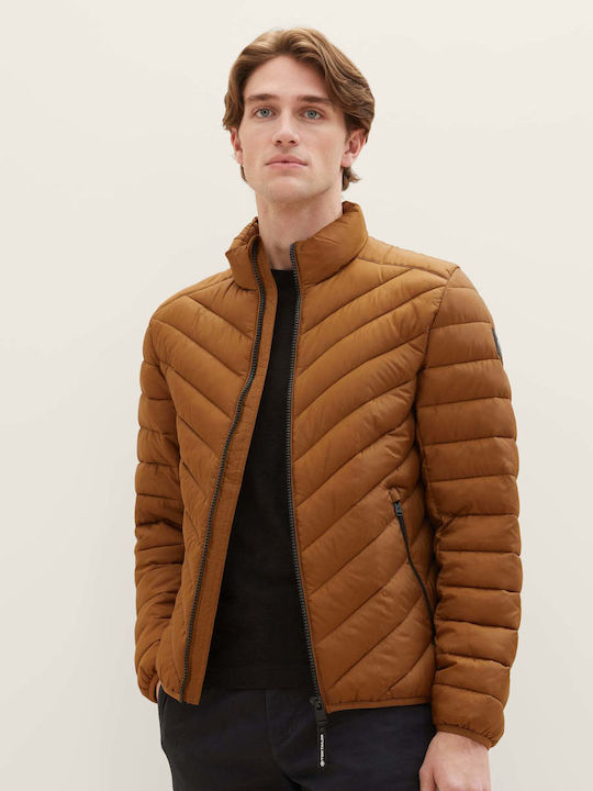Sleeveless Winter Jacket Puffer Brown