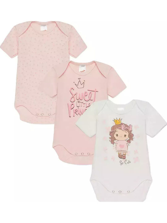 Minerva Cute Kurzärmelig Mehrfarbig 3Stück