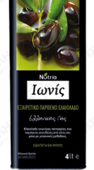 Nutria Εξαιρετικό Παρθένο Ελαιόλαδο 4lt σε Μεταλλικό Δοχείο