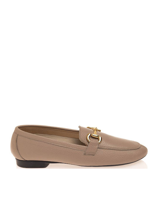 Sante Leather Women's Moccasins in White Color