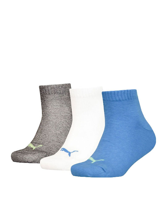 PUMA Kids' Socks Quarter Multicolored 3 Pairs