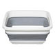 5Five Klappbar Schüssel Rechteckig 32x32x14.5cm Gray