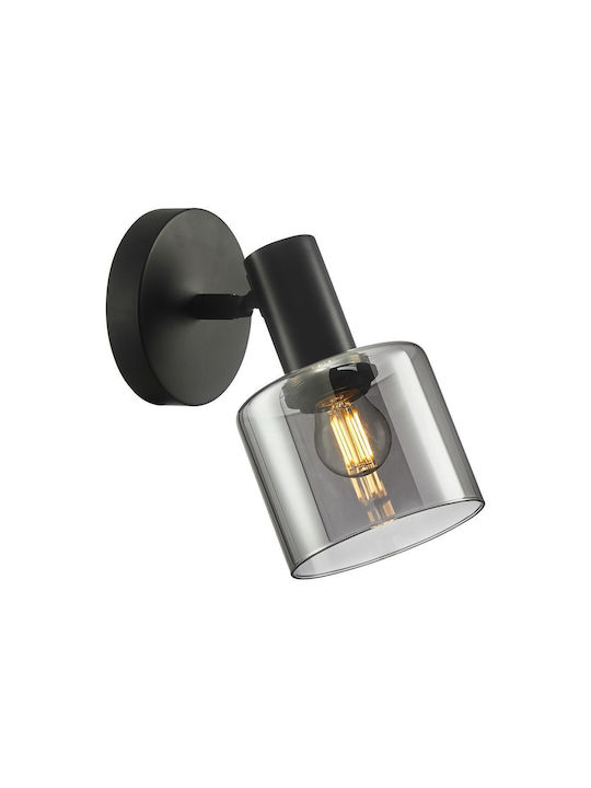 Italux Single Spot with Socket E27 in Black Color