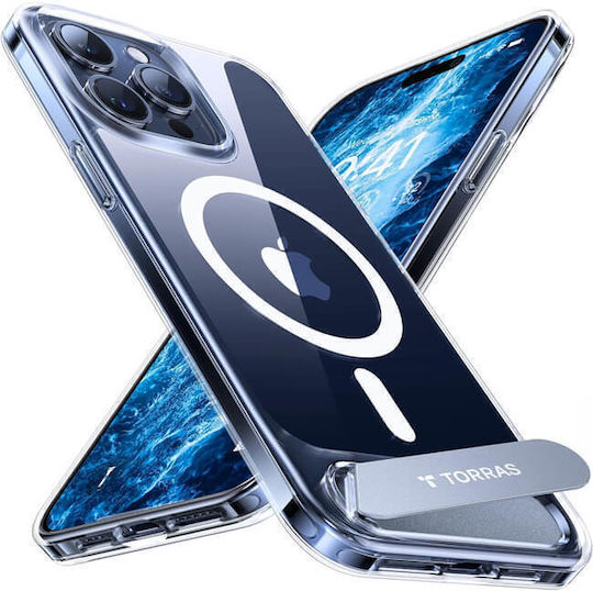 Torras Back Cover Σιλικόνης Διάφανο (iPhone 15 Pro Max)