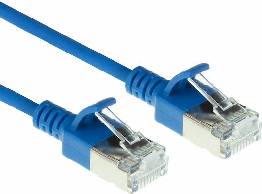 Intronics U/FTP (STP) Cat.6a Netzwerkkabel Ethernet 2m Blau