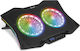 Yenkee YSN 310 Cooling Pad for Laptop up to 15.6" with 2 Fans and Lighting