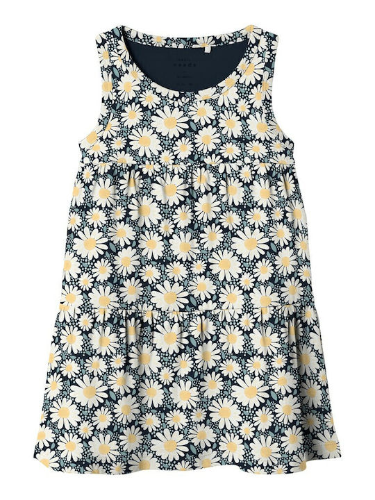 Name It Παιδικό Φόρεμα Αμάνικο Floral Daisy Dots
