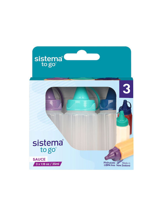 Sistema Plastic Lunch Box 3pcs