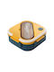 ForHome Plastic Lunch Box Blue 19x19cm