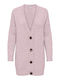 Life Women's Knitted Cardigan with Buttons Pink Lady
