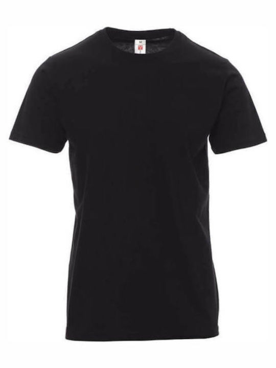 Payper Print Men's Short Sleeve Promotional T-Shirt Black 02000463