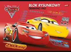 Disney Μπλοκ Ζωγραφικής Cars A4 21x29.7cm
