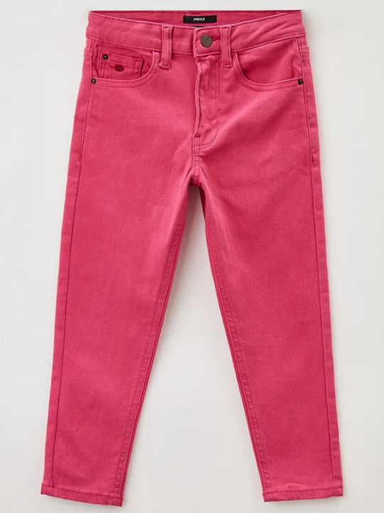 Women's Jean Trousers in Carrot Fit Pink