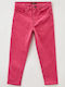 Women's Jean Trousers in Carrot Fit Pink